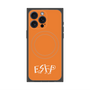 プレミアムパネル with MagSafe［ オリジナル - ESFP エンターテイナー - アルファベット - オレンジ ］