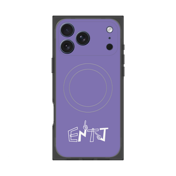 プレミアムパネル with MagSafe［ オリジナル - ENTJ 指揮官 - アルファベット - パープル ］