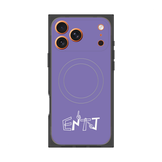 プレミアムパネル with MagSafe［ オリジナル - ENTJ 指揮官 - アルファベット - パープル ］