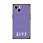 プレミアムパネル with MagSafe［ オリジナル - INTJ 建築家 - アルファベット - パープル ］