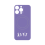 プレミアムパネル with MagSafe［ オリジナル - INTJ 建築家 - アルファベット - パープル ］