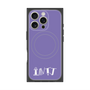 プレミアムパネル with MagSafe［ オリジナル - INTJ 建築家 - アルファベット - パープル ］