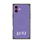 プレミアムパネル with MagSafe［ オリジナル - INTJ 建築家 - アルファベット - パープル ］