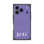 プレミアムパネル with MagSafe［ オリジナル - INTJ 建築家 - アルファベット - パープル ］
