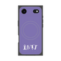プレミアムパネル with MagSafe［ オリジナル - INTJ 建築家 - アルファベット - パープル ］