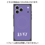 プレミアムパネル with MagSafe［ オリジナル - INTJ 建築家 - アルファベット - パープル ］
