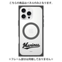プレミアムパネル with MagSafe［ 千葉ロッテマリーンズ - ワードロゴ - クリア ］