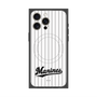 プレミアムパネル with MagSafe［ 千葉ロッテマリーンズ - ワードロゴ - マリーンズストライプ ］