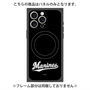 プレミアムパネル with MagSafe［ 千葉ロッテマリーンズ - ワードロゴ - ブラック ］