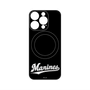 プレミアムパネル with MagSafe［ 千葉ロッテマリーンズ - ワードロゴ - ブラック ］