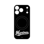 プレミアムパネル with MagSafe［ 千葉ロッテマリーンズ - ワードロゴ - ブラック ］