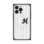 プレミアムパネル with MagSafe［ 千葉ロッテマリーンズ - イニシャルロゴ - マリーンズストライプ ］