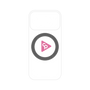 プレミアムパネル with MagSafe［ オリジナル - caseplayロゴ - ピンク/C ］