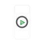 プレミアムパネル with MagSafe［ オリジナル - caseplayロゴ - グリーン/C ］