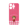 プレミアムパネル with MagSafe［ ちびまる子ちゃん - ピンクチェック ］