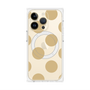 プレミアムパネル with MagSafe［ シンプルドット - Beige ］