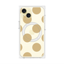 プレミアムパネル with MagSafe［ シンプルドット - Beige ］