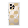 プレミアムパネル with MagSafe［ シンプルドット - Beige ］
