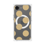 プレミアムパネル with MagSafe［ シンプルドット - Beige ］