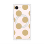 プレミアムパネル with MagSafe［ シンプルドット - Beige ］