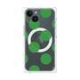プレミアムパネル with MagSafe［ シンプルドット - Green ］