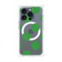 プレミアムパネル with MagSafe［ シンプルドット - Green ］