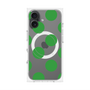 プレミアムパネル with MagSafe［ シンプルドット - Green ］