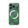 プレミアムパネル with MagSafe［ シンプルドット - Green ］