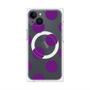 プレミアムパネル with MagSafe［ シンプルドット - Purple ］