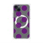 プレミアムパネル with MagSafe［ シンプルドット - Purple ］