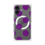 プレミアムパネル with MagSafe［ シンプルドット - Purple ］