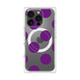 プレミアムパネル with MagSafe［ シンプルドット - Purple ］