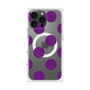 プレミアムパネル with MagSafe［ シンプルドット - Purple ］