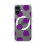 プレミアムパネル with MagSafe［ シンプルドット - Purple ］