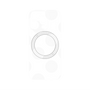 プレミアムパネル with MagSafe［ シンプルドット - White ］