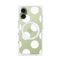 プレミアムパネル with MagSafe［ シンプルドット - White ］