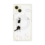 プレミアムパネル with MagSafe［ 夢中に覗く三毛ねこ ］
