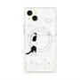 プレミアムパネル with MagSafe［ 夢中に覗く三毛ねこ ］