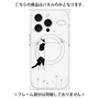 プレミアムパネル with MagSafe［ 夢中に覗く三毛ねこ ］