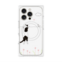プレミアムパネル with MagSafe［ 夢中に覗く三毛ねこ ］