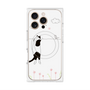 プレミアムパネル with MagSafe［ 夢中に覗く三毛ねこ ］
