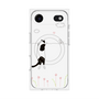 プレミアムパネル with MagSafe［ 夢中に覗く三毛ねこ ］