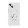 プレミアムパネル with MagSafe［ 蝶ネクタイねこ - White ］