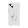 プレミアムパネル with MagSafe［ 蝶ネクタイねこ - White ］
