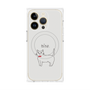 プレミアムパネル with MagSafe［ 蝶ネクタイねこ - White ］