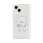 プレミアムパネル with MagSafe［ 蝶ネクタイねこ - White ］