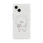 プレミアムパネル with MagSafe［ 蝶ネクタイねこ - White ］