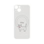 プレミアムパネル with MagSafe［ 蝶ネクタイねこ - White ］
