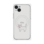 プレミアムパネル with MagSafe［ 蝶ネクタイねこ - White ］