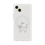 プレミアムパネル with MagSafe［ 蝶ネクタイねこ - White ］